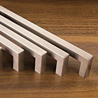 SO-TECH® Manija Barral Manija de Mueble&quot-E8&quot- ACERO INOX 10 x 10 mm Tirador de Mueble Distancia Agujeros 64 mm